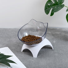Load image into Gallery viewer, New Transparent Cat Bowls With Stand Pet Feeder
