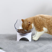 Load image into Gallery viewer, New Transparent Cat Bowls With Stand Pet Feeder

